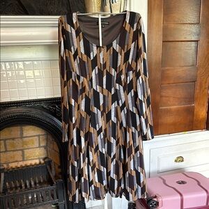 Chris McLaughlin flowy bottom pleat‎ swing dress. Worn twice